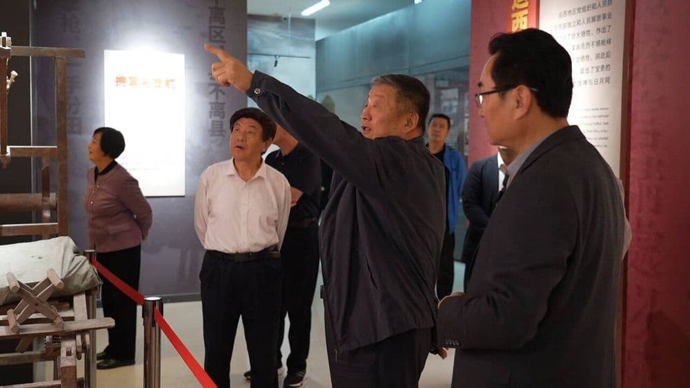 菏泽市革命老区建设促进会来郓城传递红色文化博物馆调研