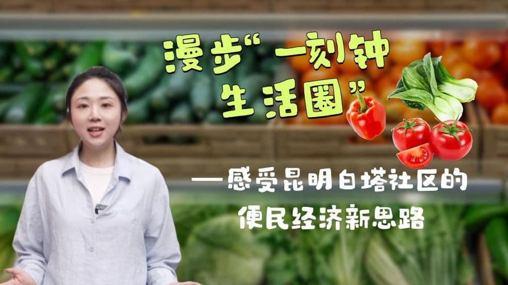 漫步“一刻钟生活圈”——感受昆明白塔社区的便民经济新思路